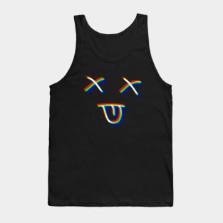 Glitch Face Tank Top